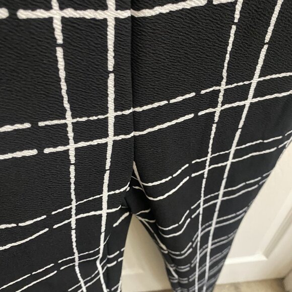 Shein 3-Piece Black & White Checkered Pantsuit – Women’s Modern Power Look - Picture 2 of 13